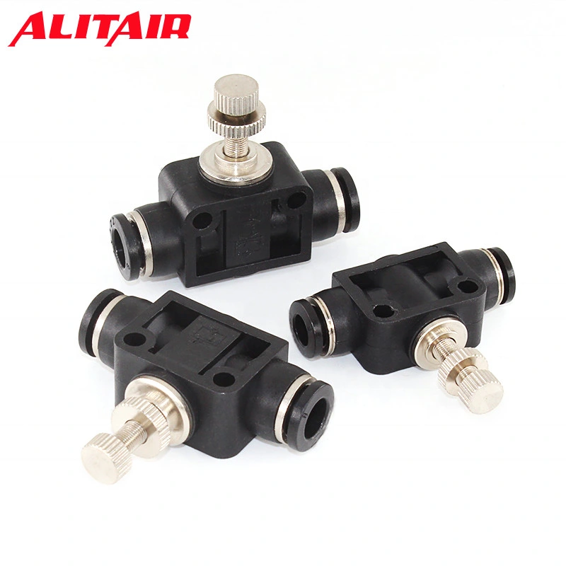 Airtac Type Pipeline One-Way Throttle Valve Regulating Valve Throttle Control Valve