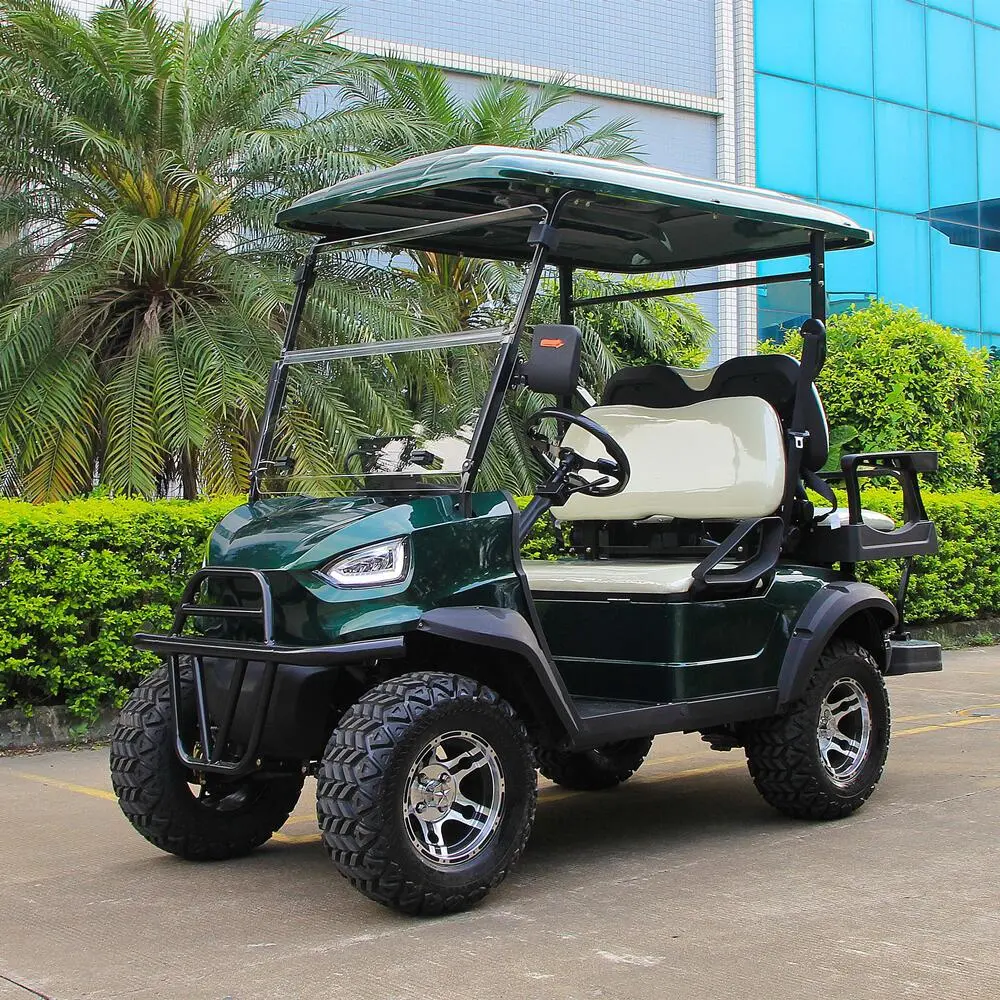 Chinese 4 Wheel Electric Golf Cart 4 Passenger Golf Cart Sightseeing Club Car