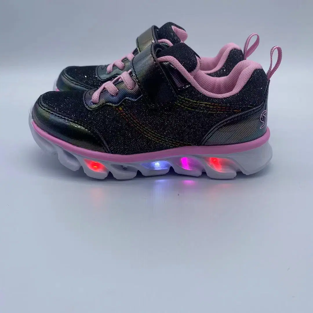 New Style LED Light Kinder Fußbekleidung für Mädchen Casual Cool Schuhe