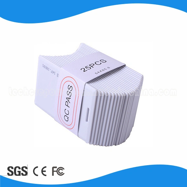 PVC 125kHz Tk4100 RFID Card White Color Thick Blank Card