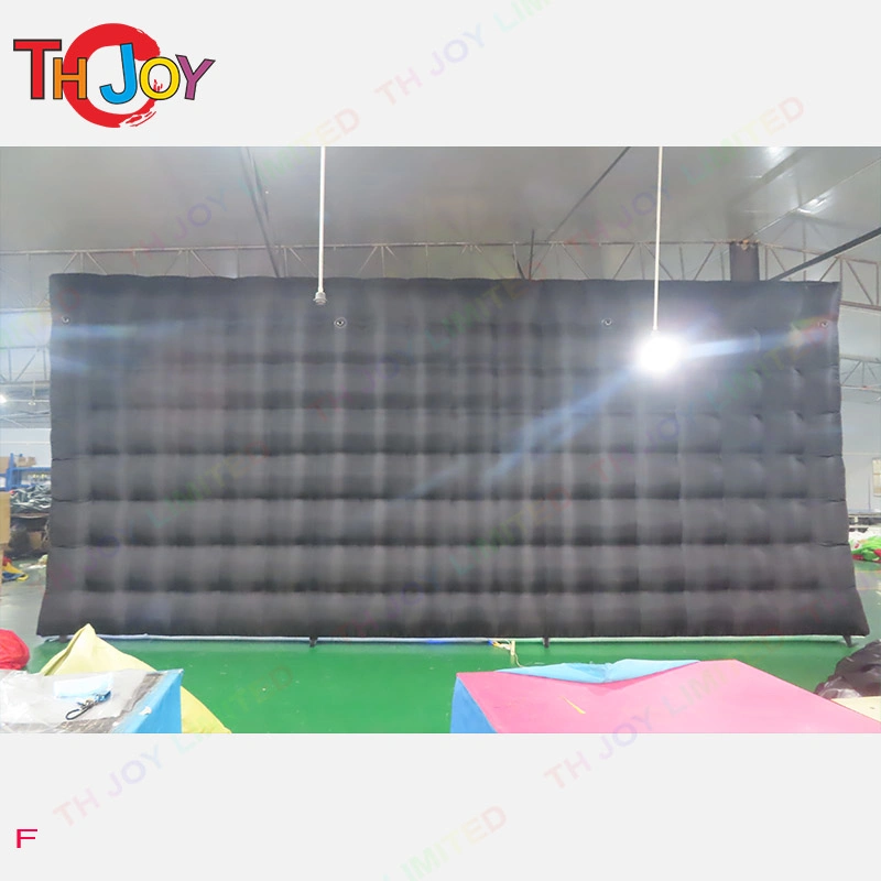 6x6m Negro cubo inflables Mayorista/Proveedor discoteca discoteca verificación carpa carpa de la casa con luz interior