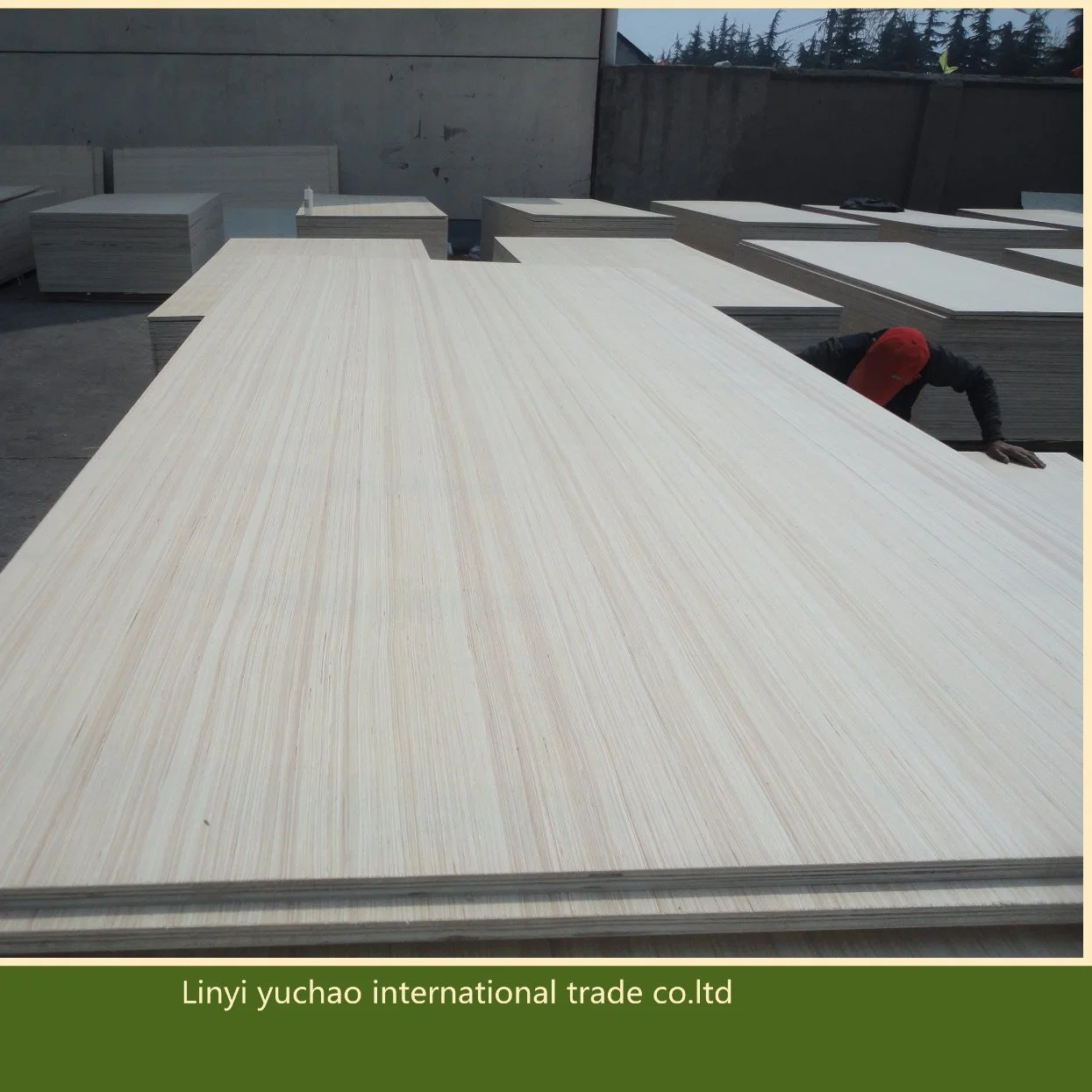 18mm Recon Veneer Face Commercial Plywood From Linyi