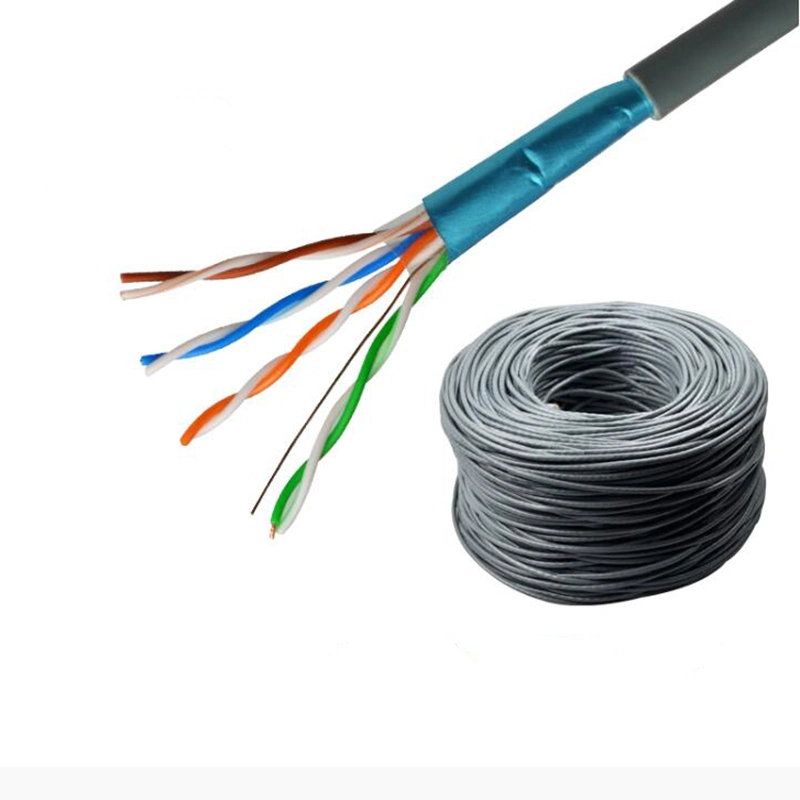 Cable de red UTP Cat 5e cable de cobre 24 AWG para interiores