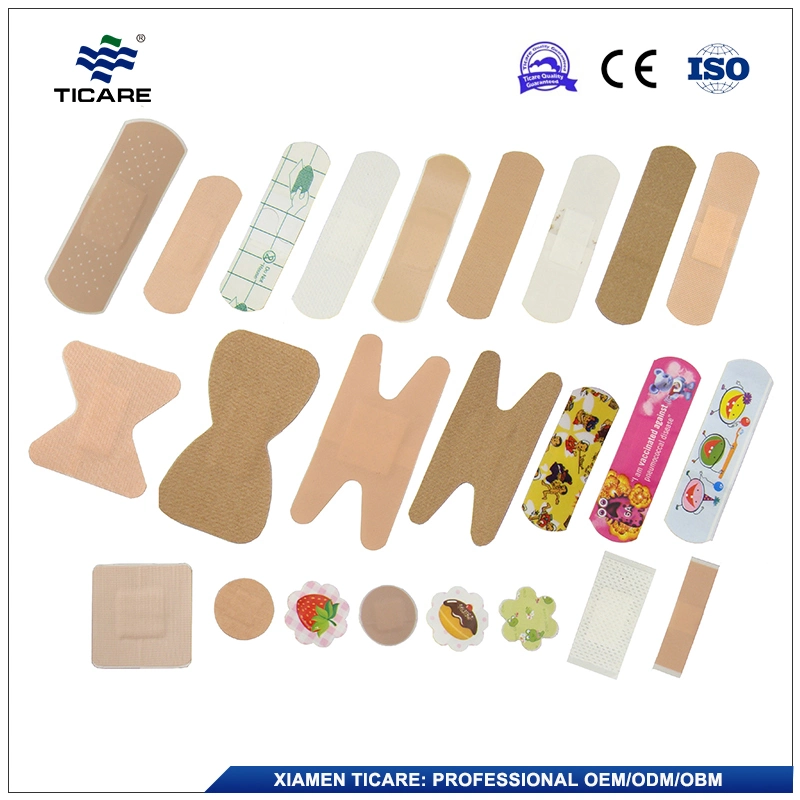 Bandaids Disposable Elastic Adhesive Medical Strip PU PE Nonwoven Wound Plaster