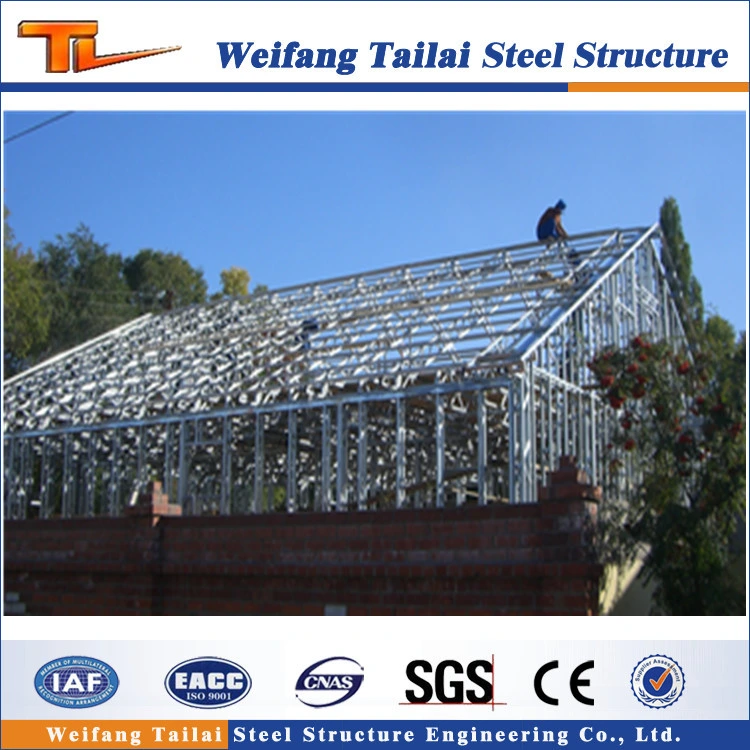 Economic and Fashion Light Steel Structure House Prebricated Building