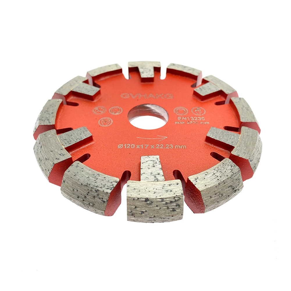 Floor Heating 120X17mm Tuck Point Diamond Saw Blade for Hard Concrete with Protection Teeth