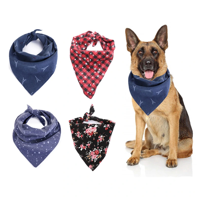 2022 New Fashion Pet Bandana Wholesale/Supplier High quality/High cost performance  Dog Bibs Bandana Custom