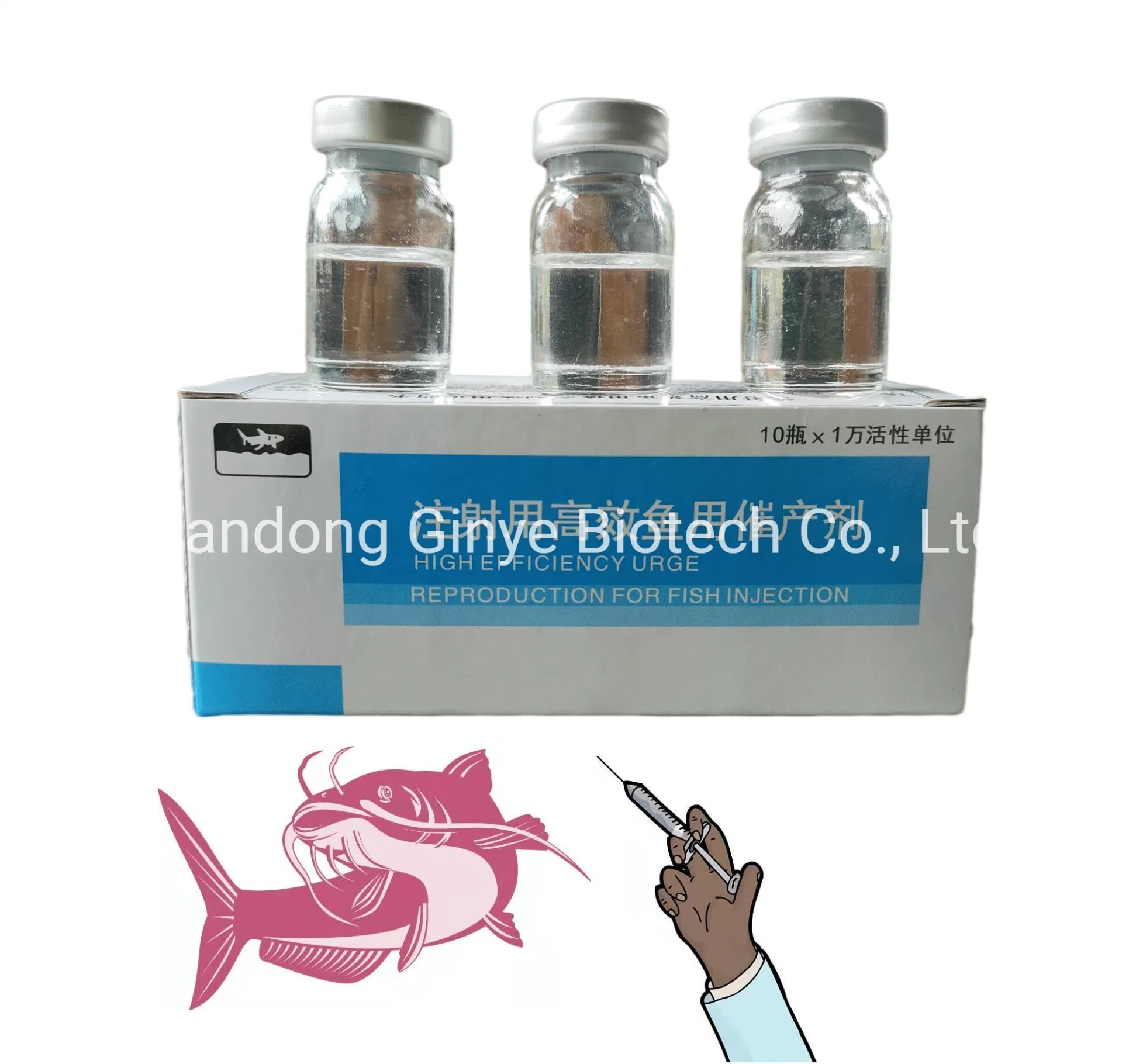 HCG Gonadotrophin coriónica de hormona de la producción de peces Ovaprim Ovulin