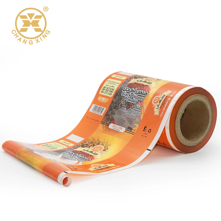 Custom Laminating Flexible Food Packaging Plastic Roll Film for Sachet Bags for Pepper