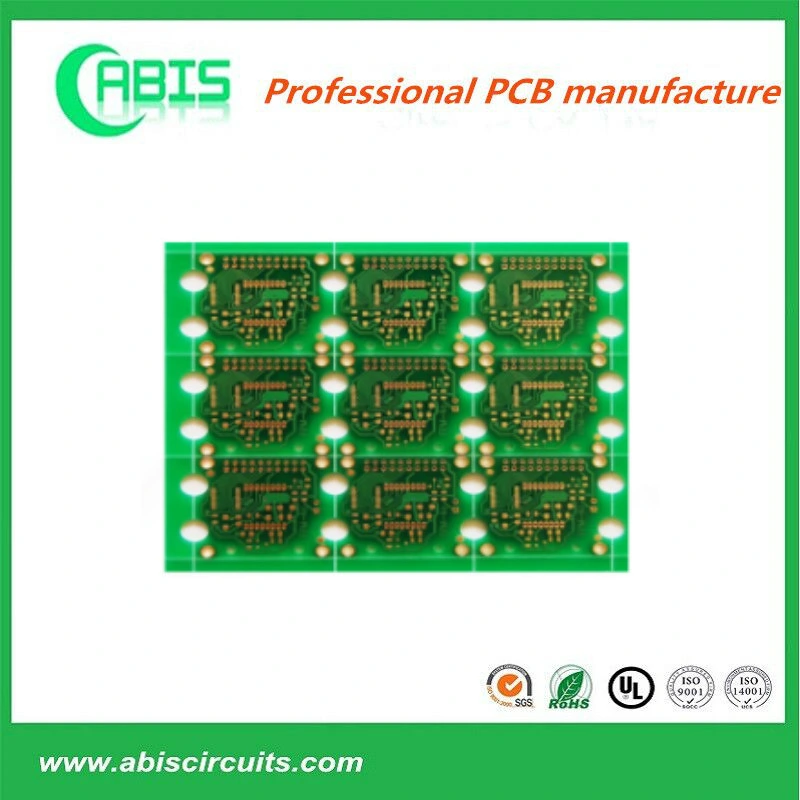 Multilayer Immersion Gold PCB Board with Gold Finger and Hard Gold Plating in Half Holes