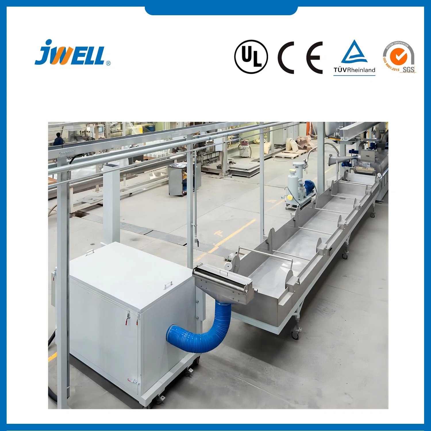 Jwell Machine Long - fibra reforça linha de produção de Granulador termoplástico