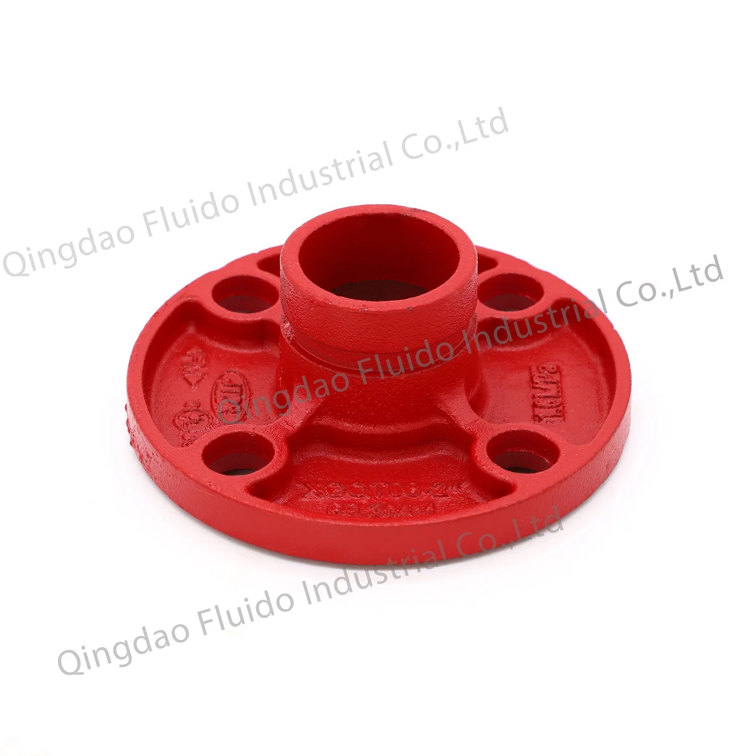 UL FM Ductile Iron Cast Iron Grooved Pipe Fittings Adaptor Flanges