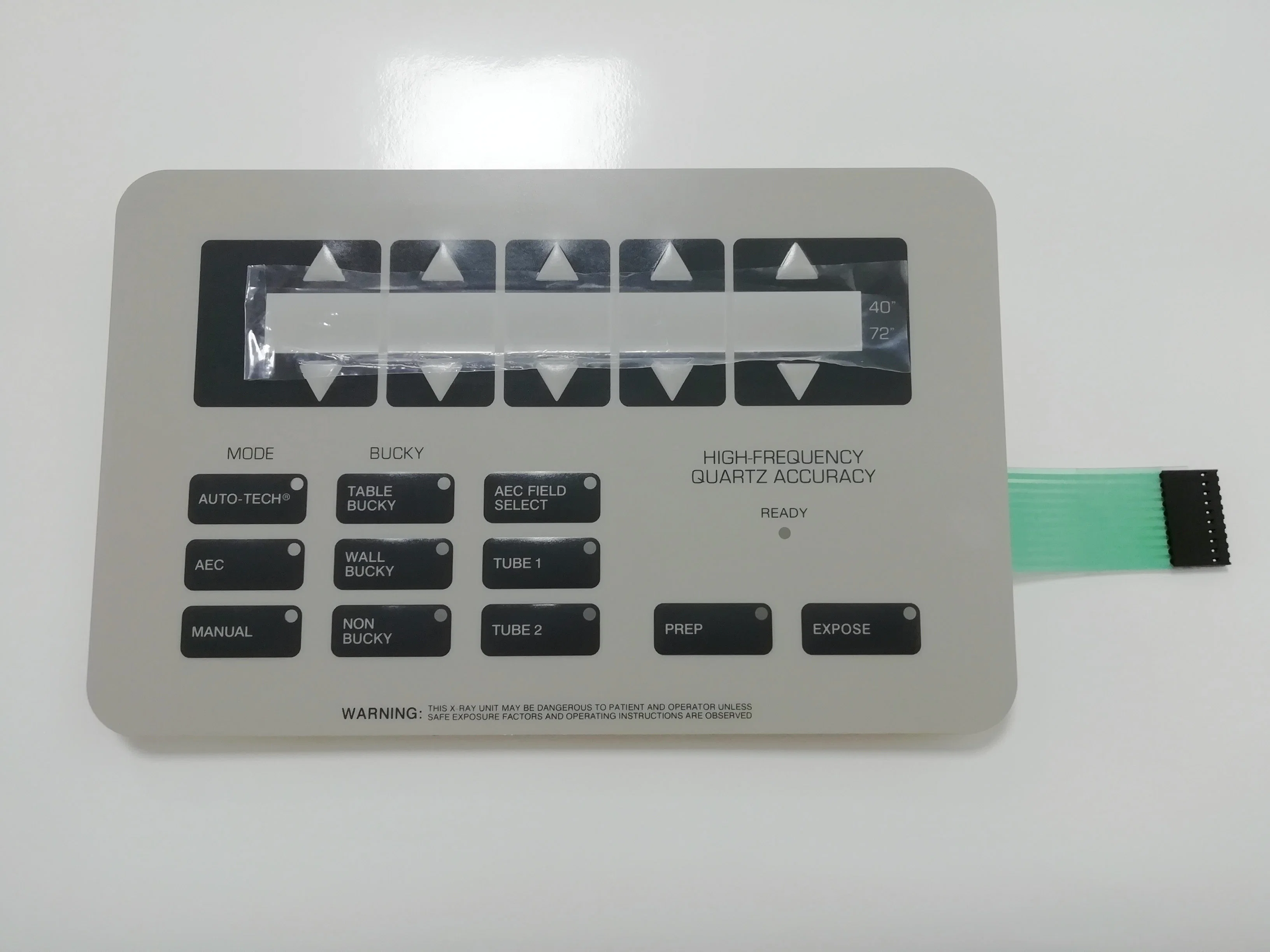 Gráfico personalizado sobrepor o Interruptor de Membrana Dighit Teclado de impressão com elásticos de metal tácteis Botão de Envio