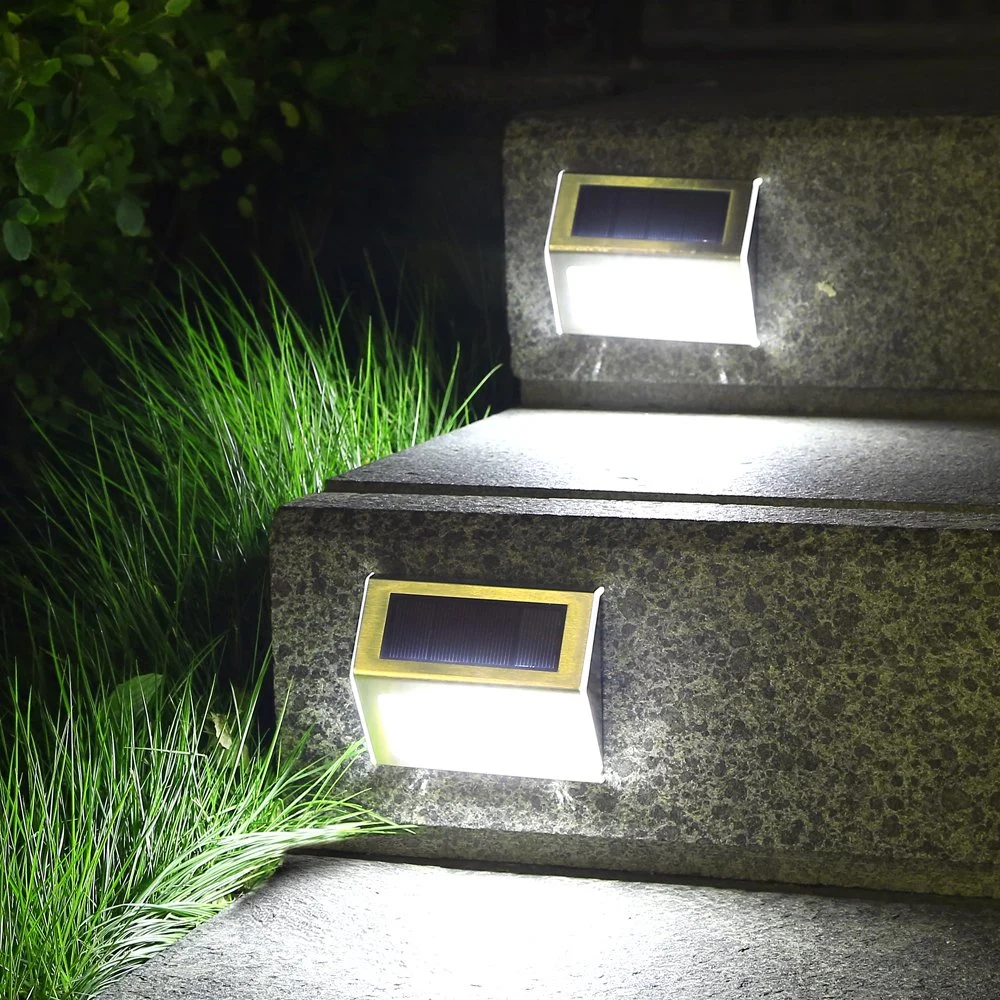 Solar Powered LED Garden Fence Motion Sensor Wall Sconce Light Security Lights Outdoor IP45 Waterproof Wall Mounted