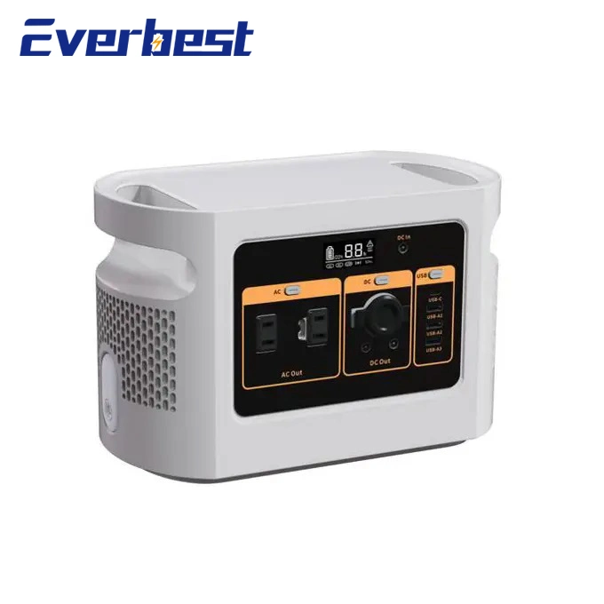 600W Portable Lithium Battery Solar Rechargeable Energy Power Generator for Camping