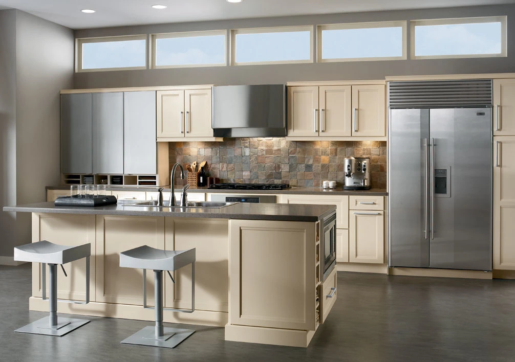 Creme Birch Glazed Collection Kitchen Cabinets, Kitchen Furniture