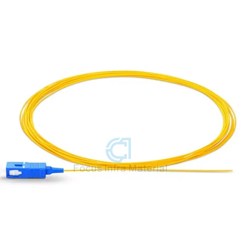 Single Mode Simplex 0.9/2.0/3.0mm Sc/Upc PVC/LSZH Fiber Optic Patch Cord Sc Upc Sm Patchcord Pigtail