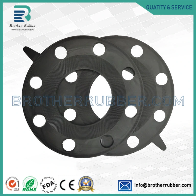 Custom Design Oil Resistance Waterproof NBR EPDM Silicone Rubber Gasket Washers for Flange