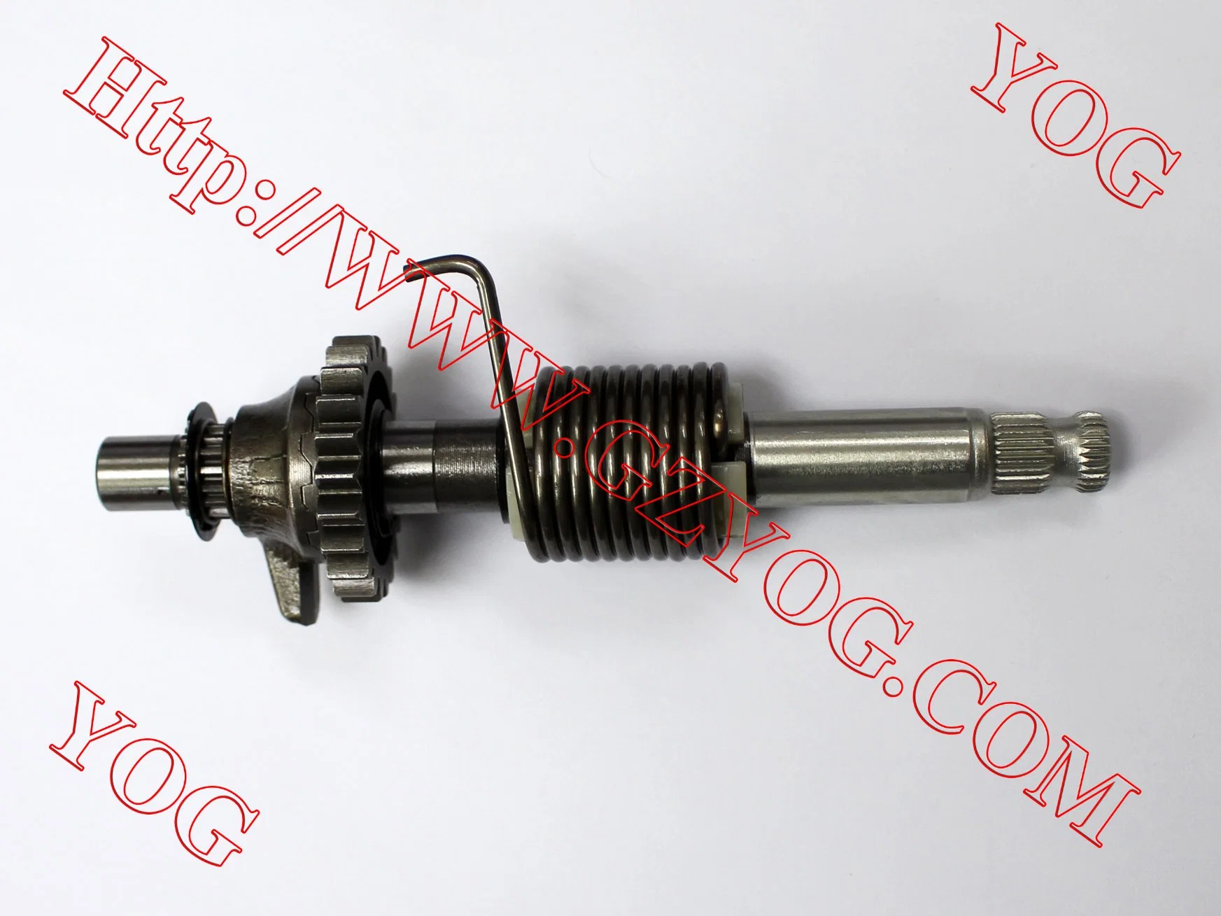 Yog Motorcycle Spare Parts Engine Gear Start Shaft for Bajaj Boxer, Tvs Star Hlx125, Cg125