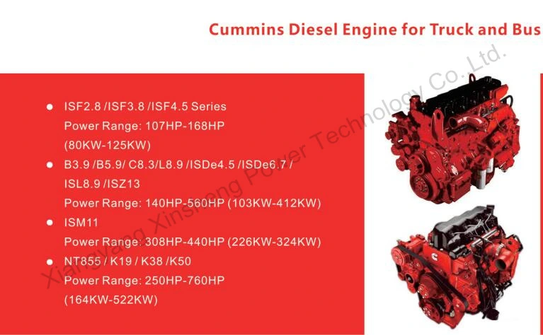 Original Cummins Engine C230 33 for Truck / Vehicle / Coach