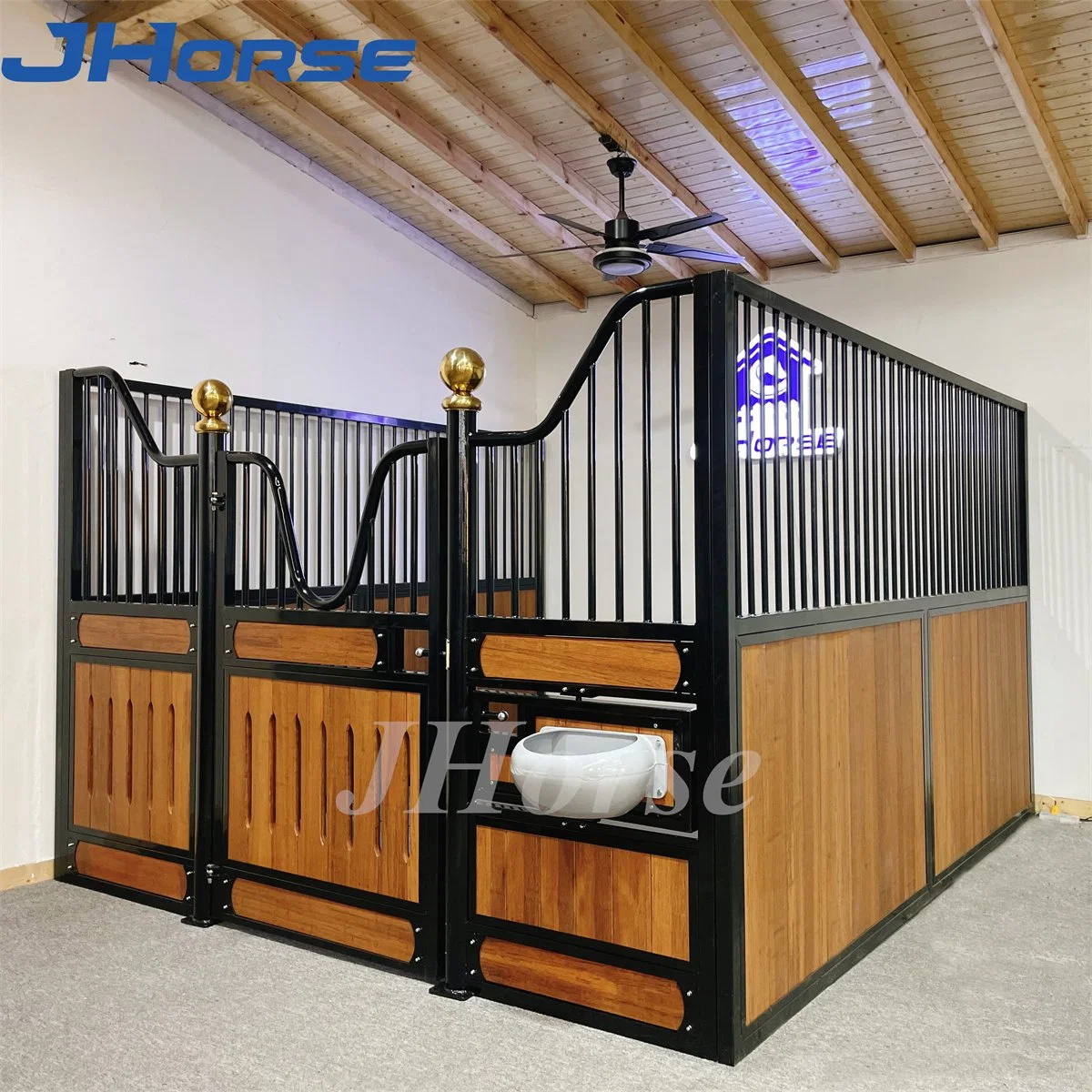 Fabricante profissional Equestrian equipamentos flexíveis única e luxuosa elegante Horse Stall