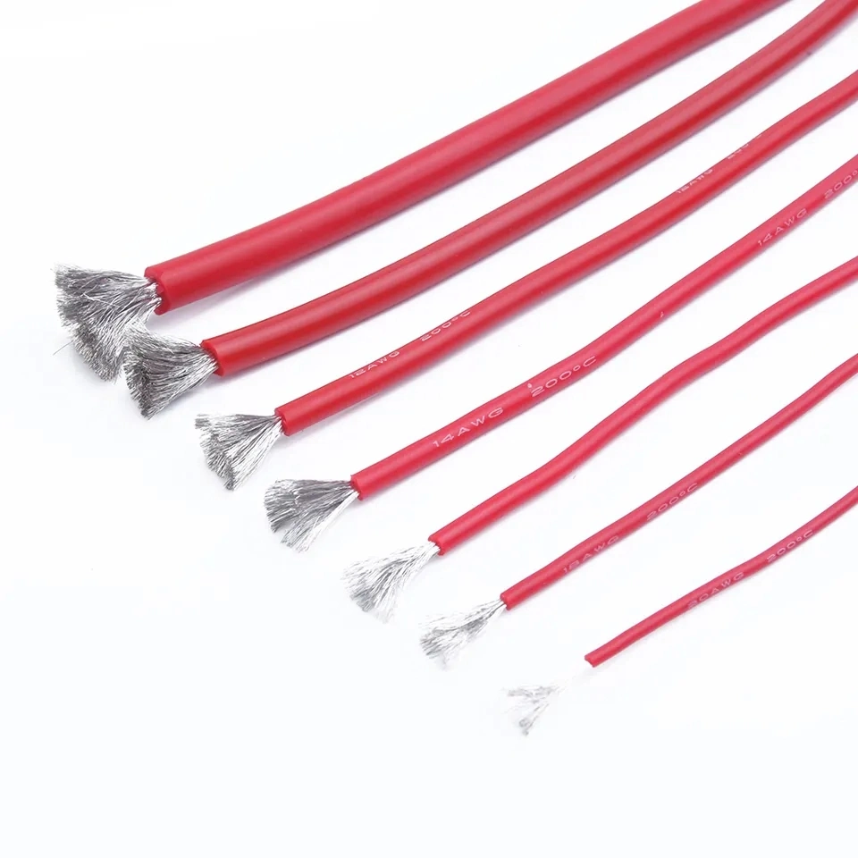 China Manufacturer High Flexible Heat Resistant Silicone Rubber Cable