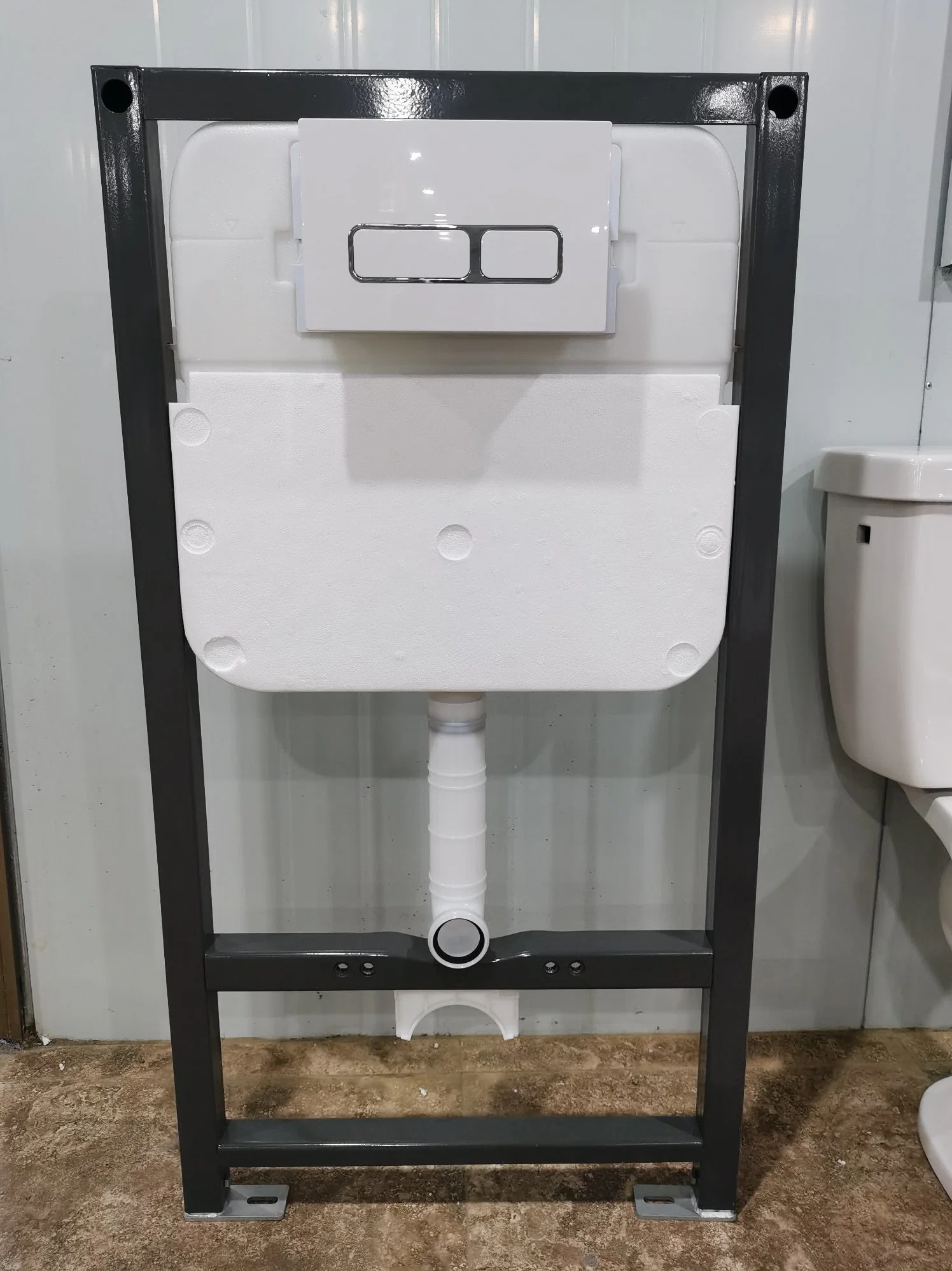 Water Tank for Wall Hung Toilet Concealed Cistern Different Color Panel Hidden Bathroom Concealed Cistern Wc Toilet Water Tank