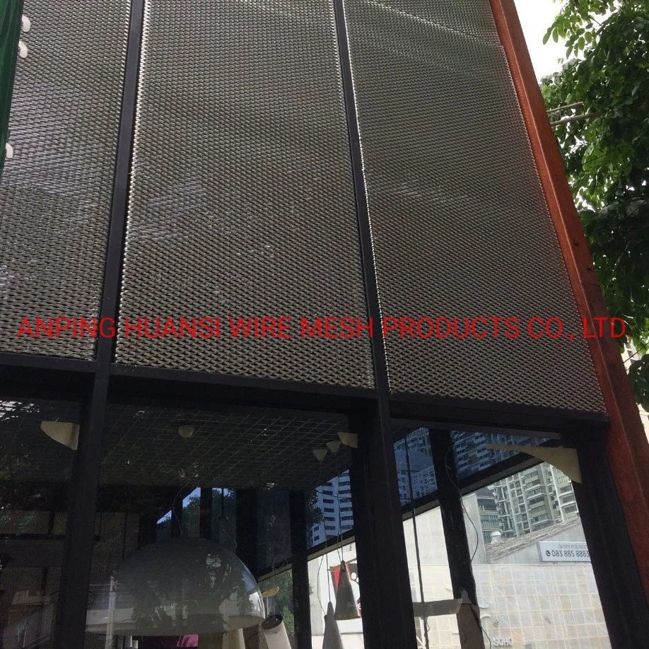 1060 / 5052 Aluminum Expanded Metal Mesh for Exterior Wall Decoration
