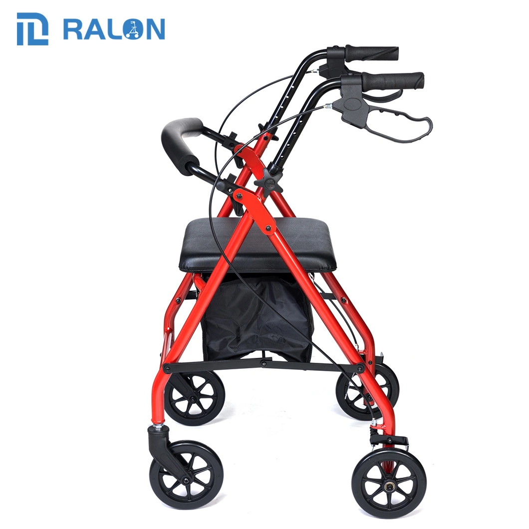 Manual Carts Lightweight Walking Aluminum Folding Disabled Walkers