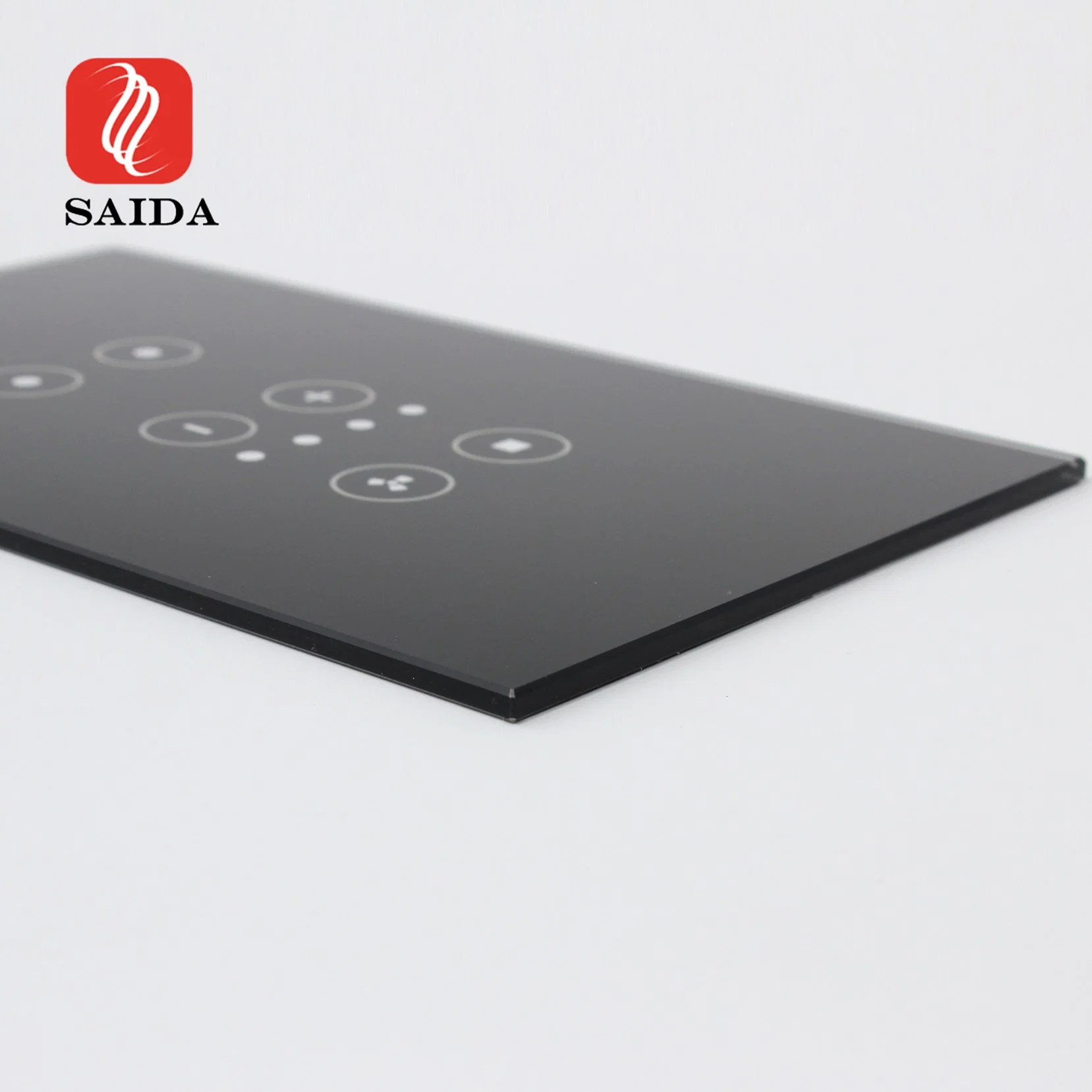 Sensitive Touch Panel Cover Glass for Home Appliance Light Switch Glass Panel