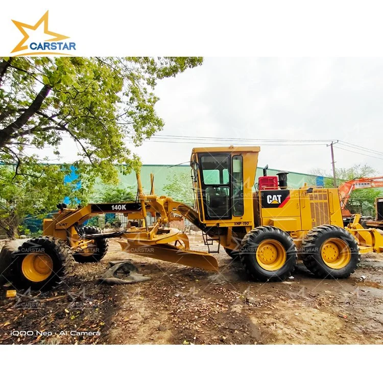 Secondhand Motor Grader 140h Used Grader with Cat 3306 Engine Caterpillar Motor Grader 140h