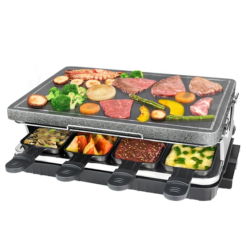 Estilo coreano Raclette grelhados sem fumo churrascos piscina Churrasqueira Elétrica