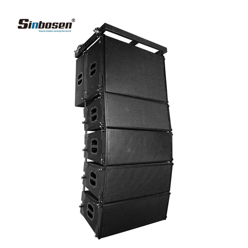 Altavoces de madera profesional SN2010 Dual de altavoces de rango completo de line array 10 pulg.