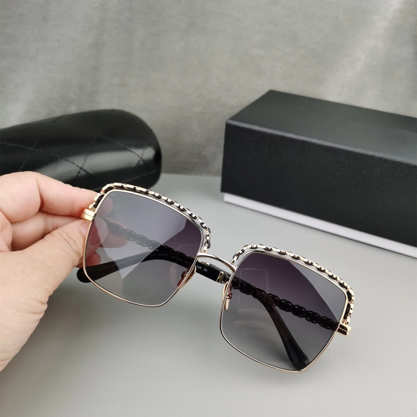 Óculos de sol masculinos Shades Fashion Square 2019