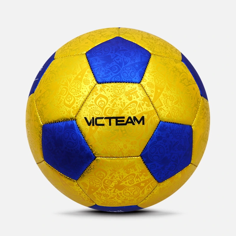 Latest Design Promotional Golden PVC Foma Football