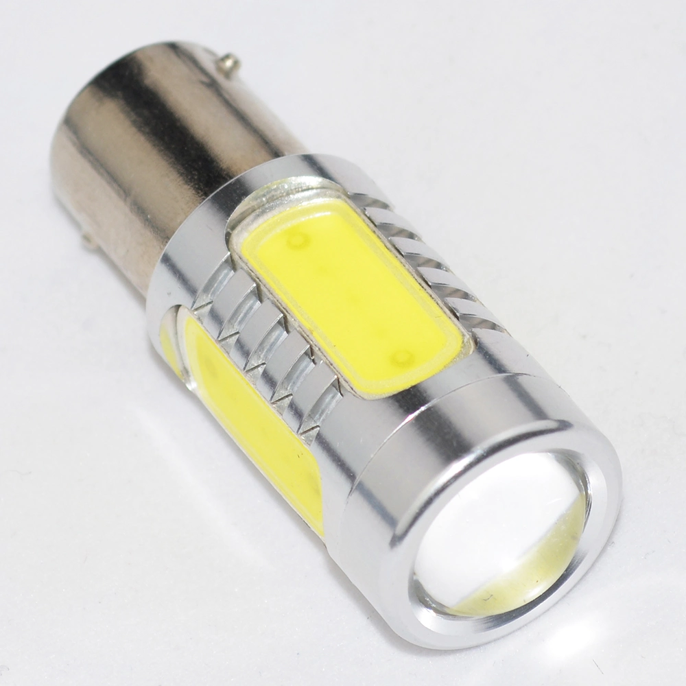 12 V CC S25 Vermelho Amarelo alta potência 1156 LED de 7,5 W. Luz LED traseira dos travões P21W luz dos piscas de direcção assistida Lâmpada LED branca Ba15s