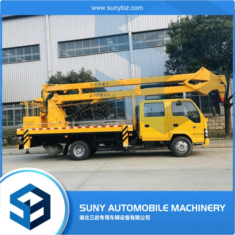 12m Boom Truck Aerial Truck Rear Working Platform