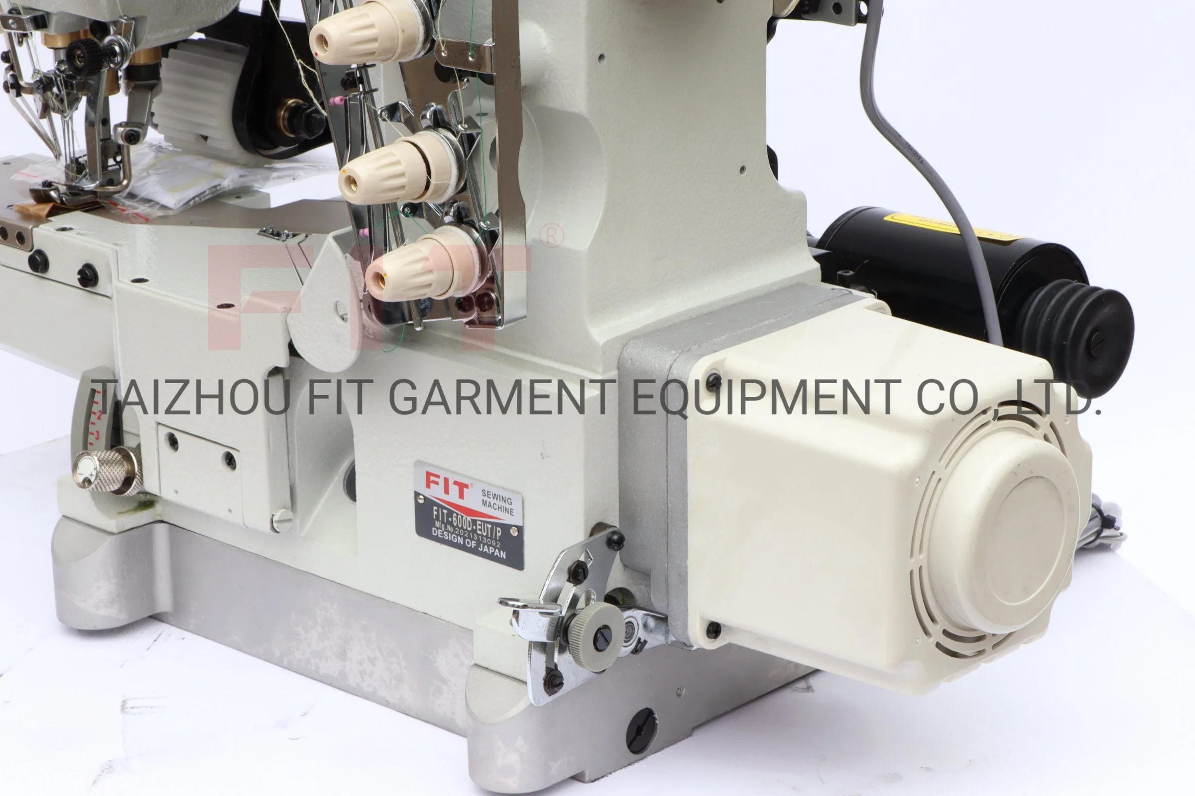 Direct Drive Cylinder Bed Overlock with Puller and Electronic Auto-Trimmer Machine Fit 600d-01eut-P