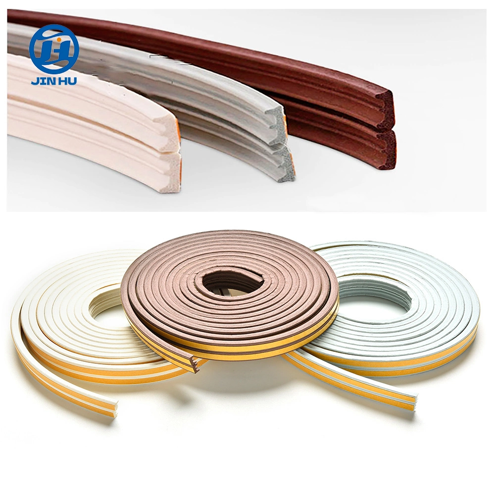 Foam E Shape Sound Insulation Self-Adhesive Seal EPDM Rubber Seal