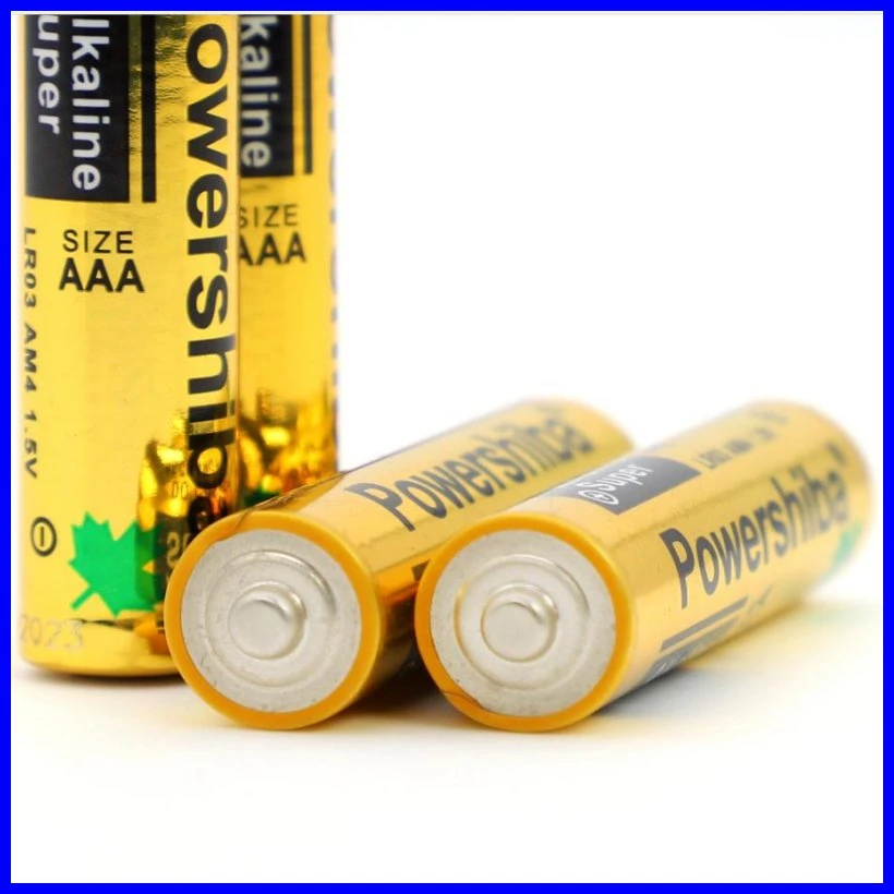 Long Shelf Time Primary Dry Cell AA AAA Alkaline Battery