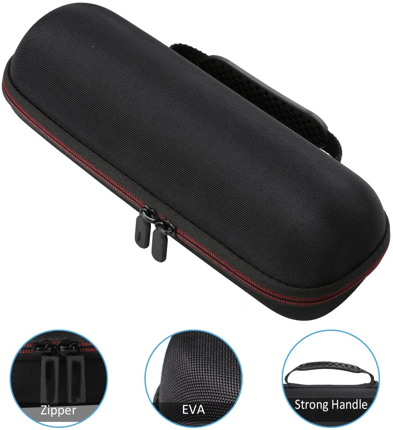 Tragbare wasserdichte Reise-Lagerung Hard EVA Case Reißverschluss für Ladung 3 Original-Lautsprecher