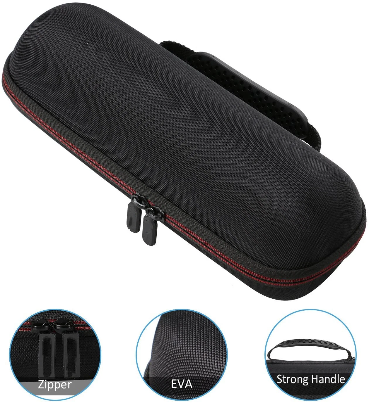 Portable Waterproof Travel Storage Hard EVA Case Zipper for Charge 3 Original Speaker