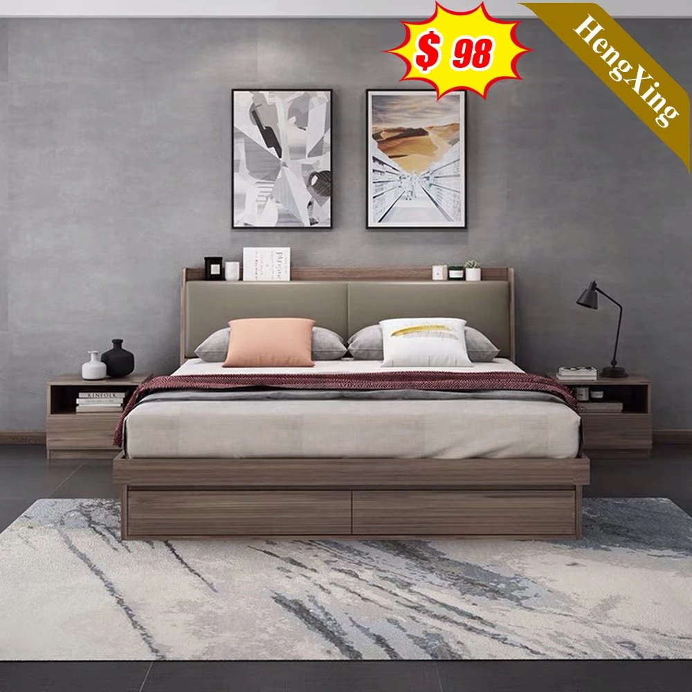 Elegant Modern Bedroom Sets Furniture Storage Plywood Melamine MDF Wall Single Kids Bed