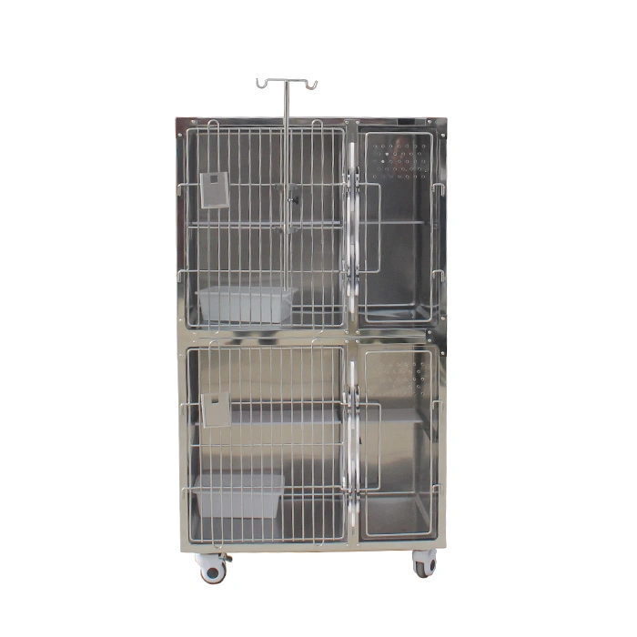 Mt Medical Pet Hospital Stainless Steel High-Grade Commercial Pet Cat Cage