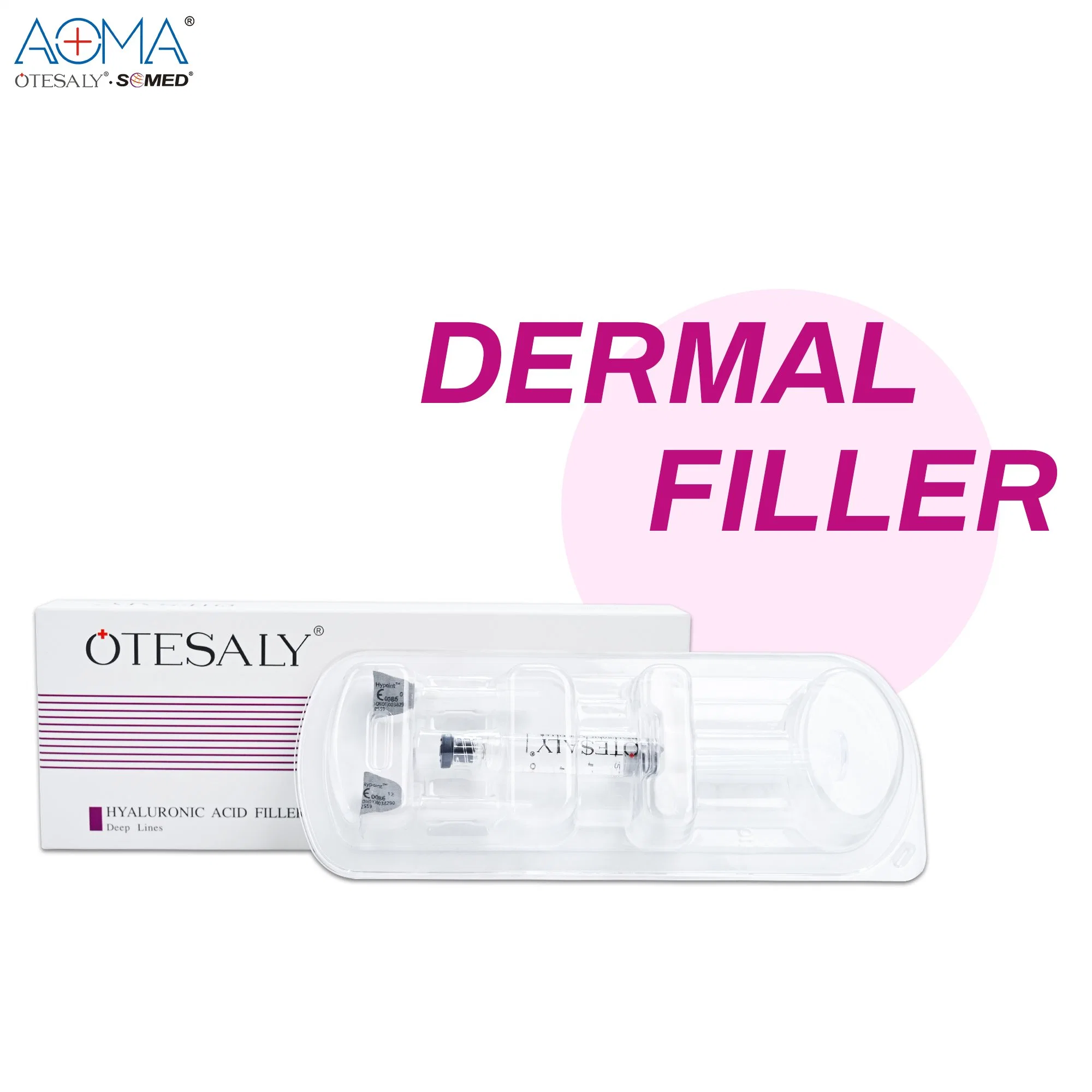 OEM Cross Linked Otesaly 2 ml Deep Line Filler Gel nasolabial Replis soutireuse injection Ha lèvre soutireuse stylo soutireuse acide hyaluronique Mastic cutané injectable