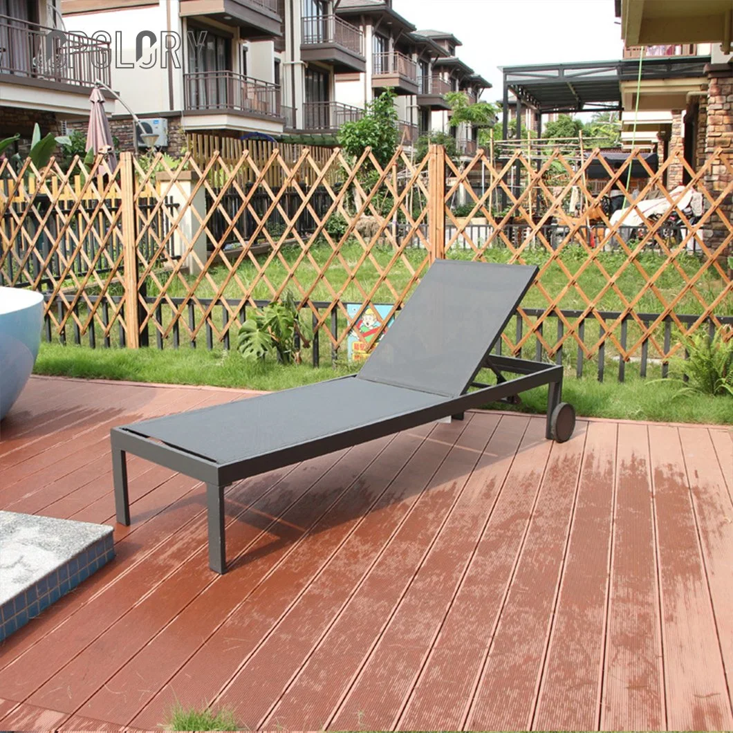 Sol Moderno exterior espreguiçadeiras do mobiliário de jardim exterior Leisure Chaise Lounge