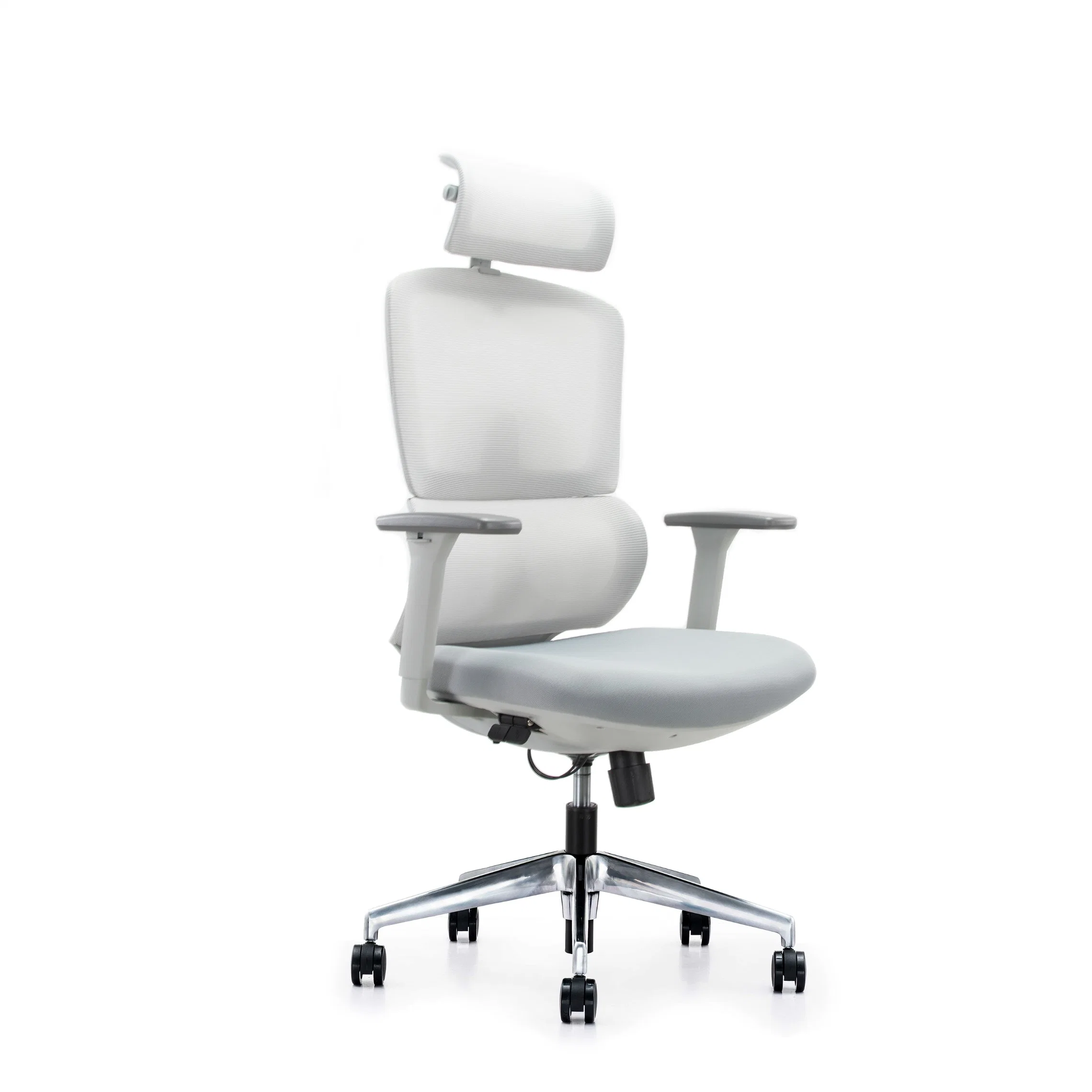 Wholesale/Supplier Cheap Modern Grey Mesh Ergonomic Executive Staff Working Swivel Computer Reclining Task Office Chair with Headrest