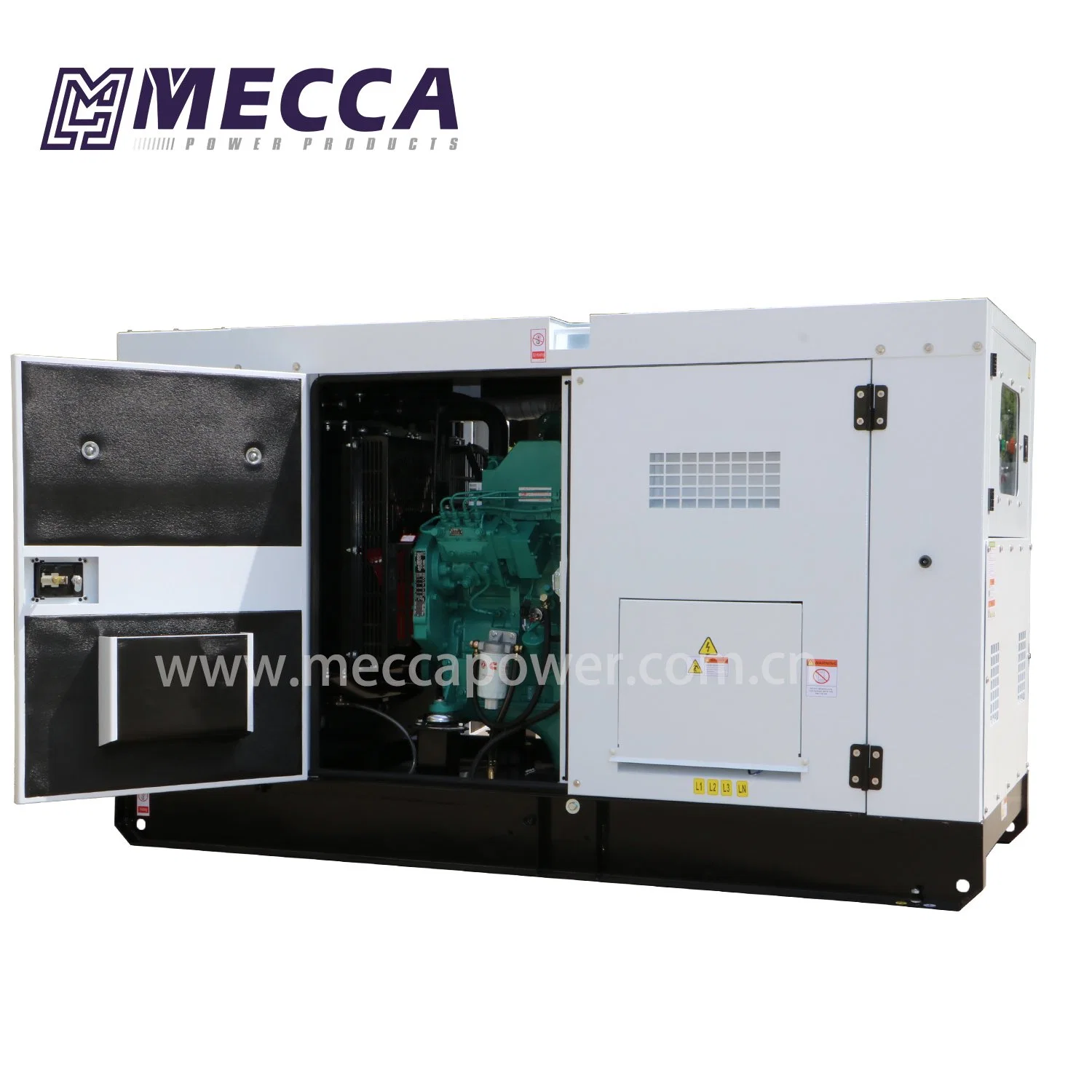 72.5kVA Soundproof Water Cooling Land Use Diesel Generator for Emergency