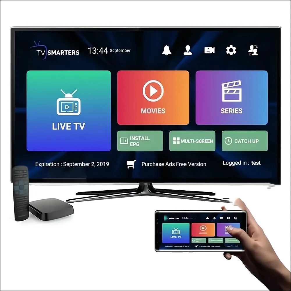 4kott IPTV 1 an de support de code Android case Smart TV 4K 8K pour le Royaume-Uni Belgique Pays-Bas Suède Norvège Ex Yu Europe TV 4kpanel avec des crédits