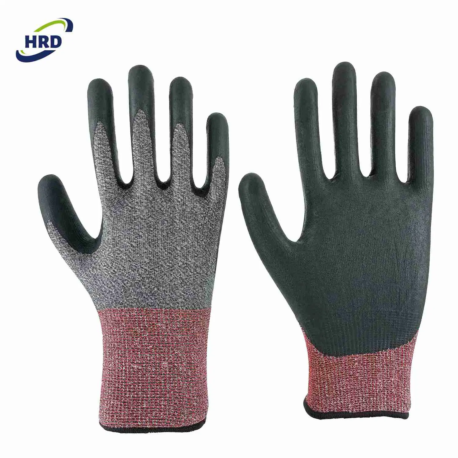 Hppe and Steel Fiber Knitted Soft A5 Cut Resistant Protection Safety Work Gloves